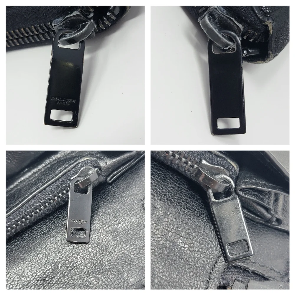 Saint Laurent YSL Organizer Croc Embossed Zippy Long Wallet - Picture 7 of 10